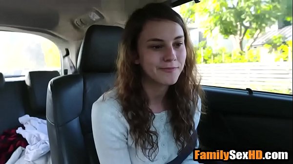 Stepdaughter seduces stepdad to get convertible