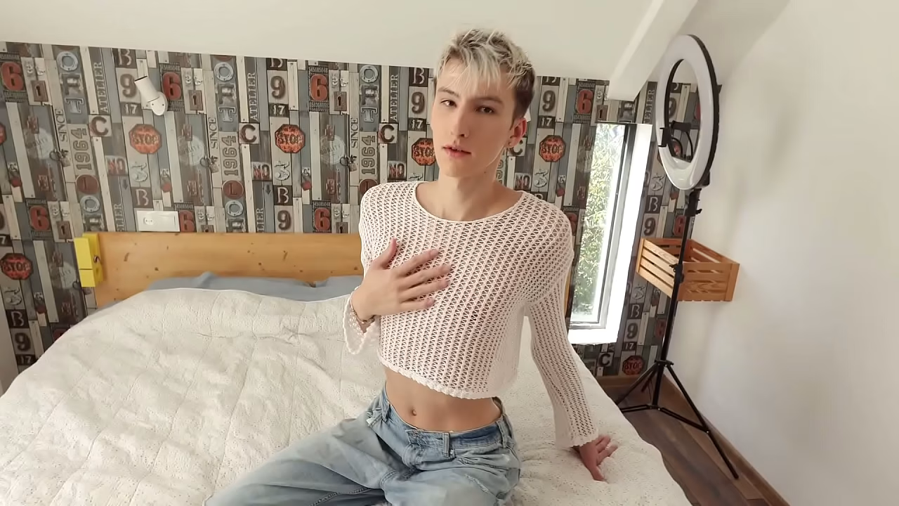 Twink sucks stepdad'_s dick and takes it in his hole