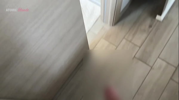 My Neighbor Catches Me Jerking Off and Decides to Take It in Her Mouth