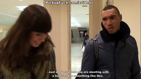 Pickup porn with model looking girl