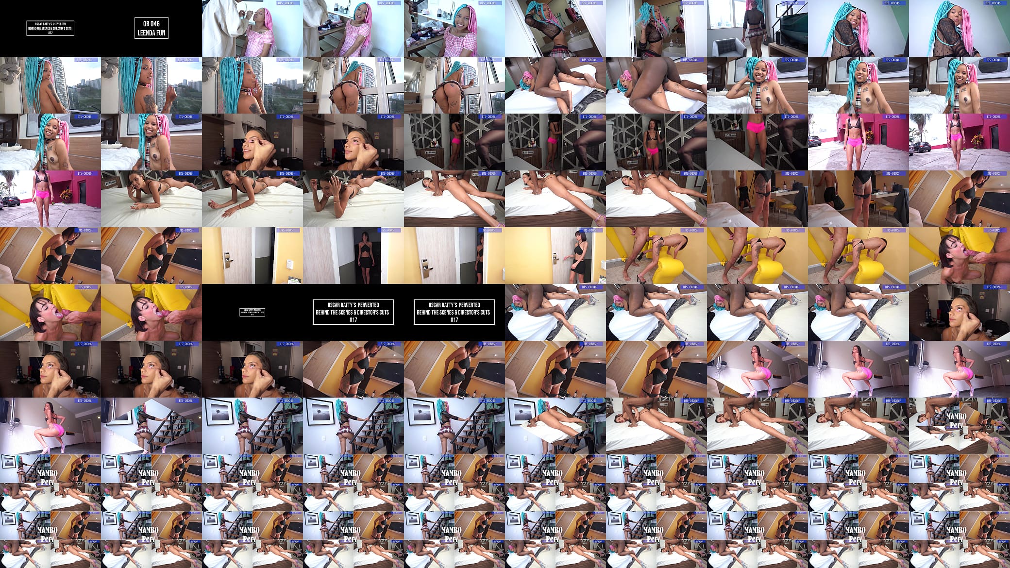 Mambo Perv Behind the scenes #17 : BTS &amp; &amp; director&#039;s cuts of OB046, OB067 &amp; OB086 (BTS, Debora Andrade, Leenda Fun, Larinha Small ) OBTS017 预览图