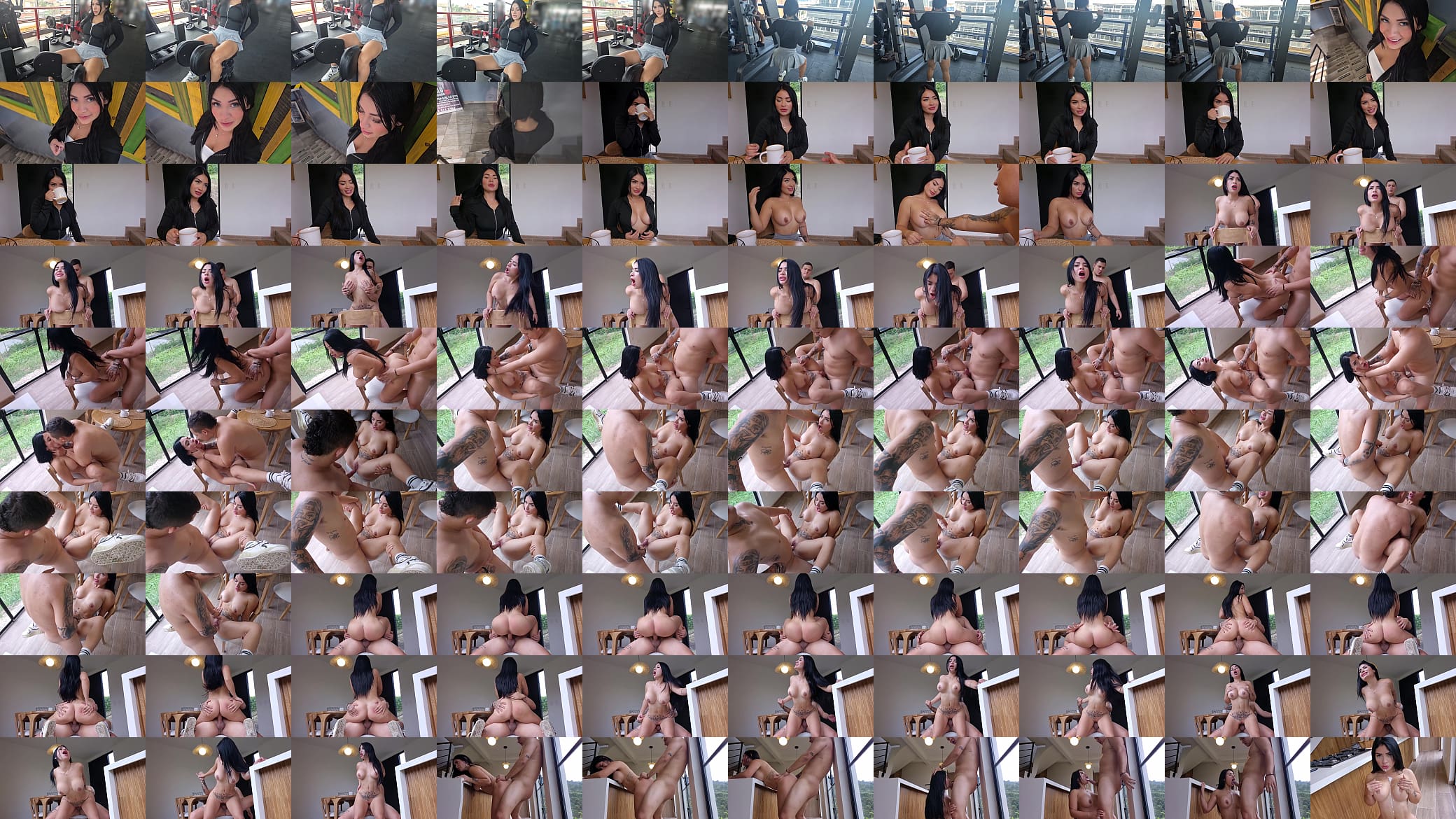 I INVITE THE SEXY GYM WHORE TO MY HOUSE AND GET TO FUCK HER HARD - AAROON MUSH 预览图