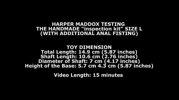 Download Video - Harper Maddox Testing the handmade inspection kit size L &lpar;with additional anal fisting&rpar; TWT274
