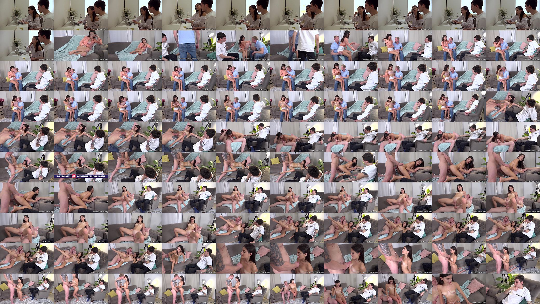 Sell Your GF - Cuckold helps gf Nata Paradise choose fucker 预览图