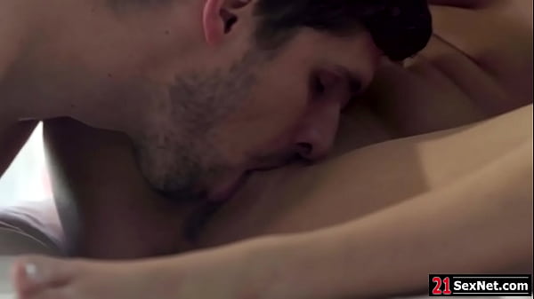 Brunette babe angel blue is letting her guy kristof cale suck her toes befor spreading her legs for the guy goes on licking her pussy