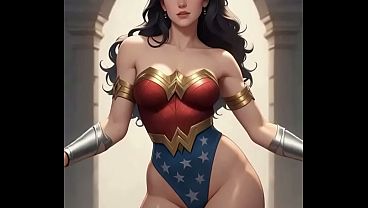 Wonder Woman Ai short