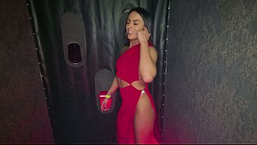 I met Eva Bellini and we went into the glory hole while I was fucking her, she was giving head to another guy in the hole.