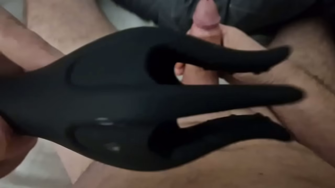 COCK TOY, playing and jerk off! Hot as fuck!