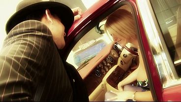 He gives her a mouth full of cum to remember him by