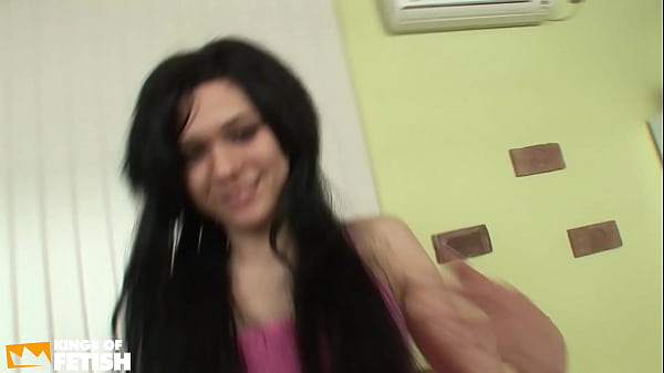 Nasty teen gets her wet pussy eaten and drilled deep by a man with long hair