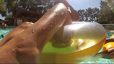 Adriana Luna some how managed to turn this innocent (yeah right) pool party into an...