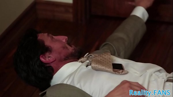 Young beauty facialized by her stepdad