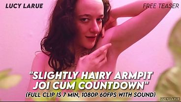 Worship my slightly hairy armpits