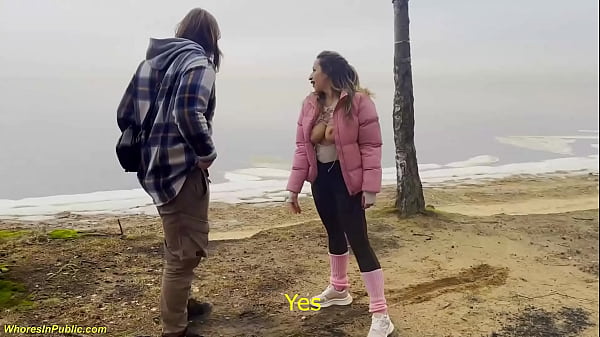 flexible girl gets banged in public
