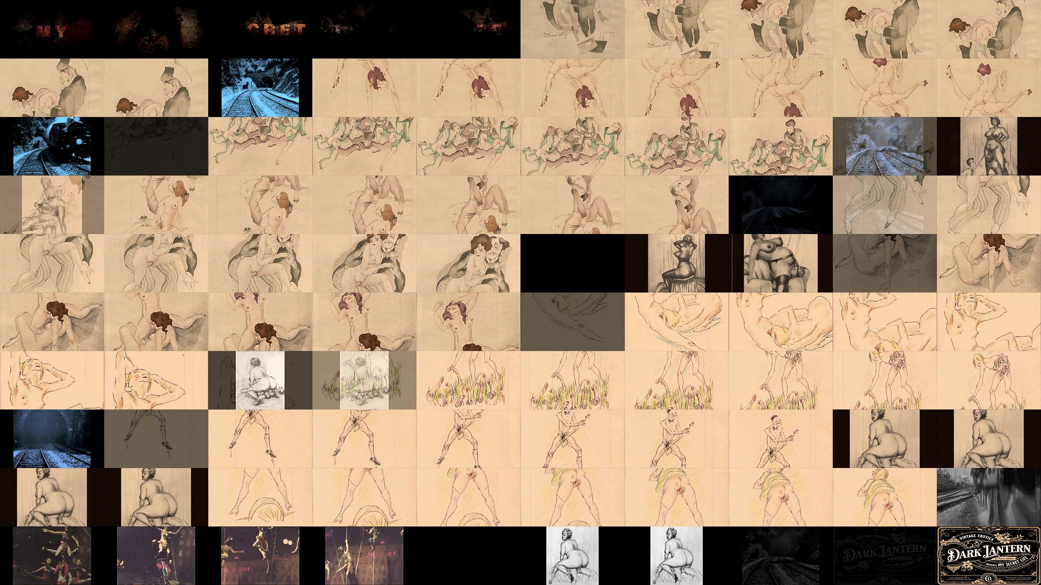 vintage erotic illustration 预览图