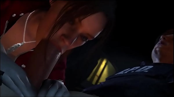 Resident Evil 2: Leon and Claire fuck