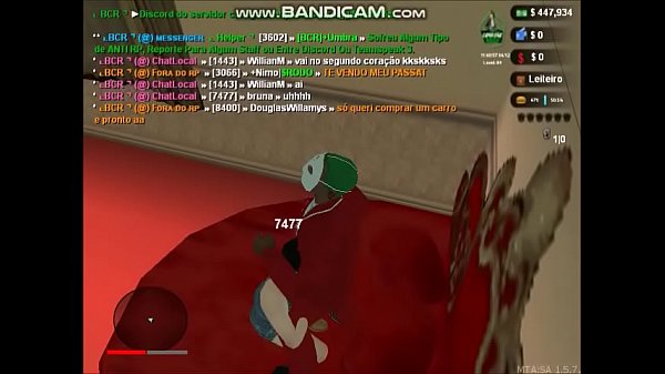 Coringa botando puta pra mamar no GTA SAN ANDREAS RP