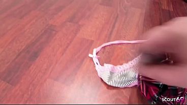 Hard BDSM Anal Sex by older Master for sweet blonde Beauty Girl without condom