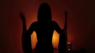 Witch suck dick of her twin - Halloween night