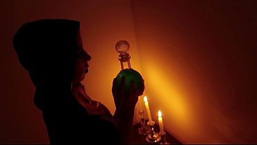 Witch suck dick of her twin - Halloween night
