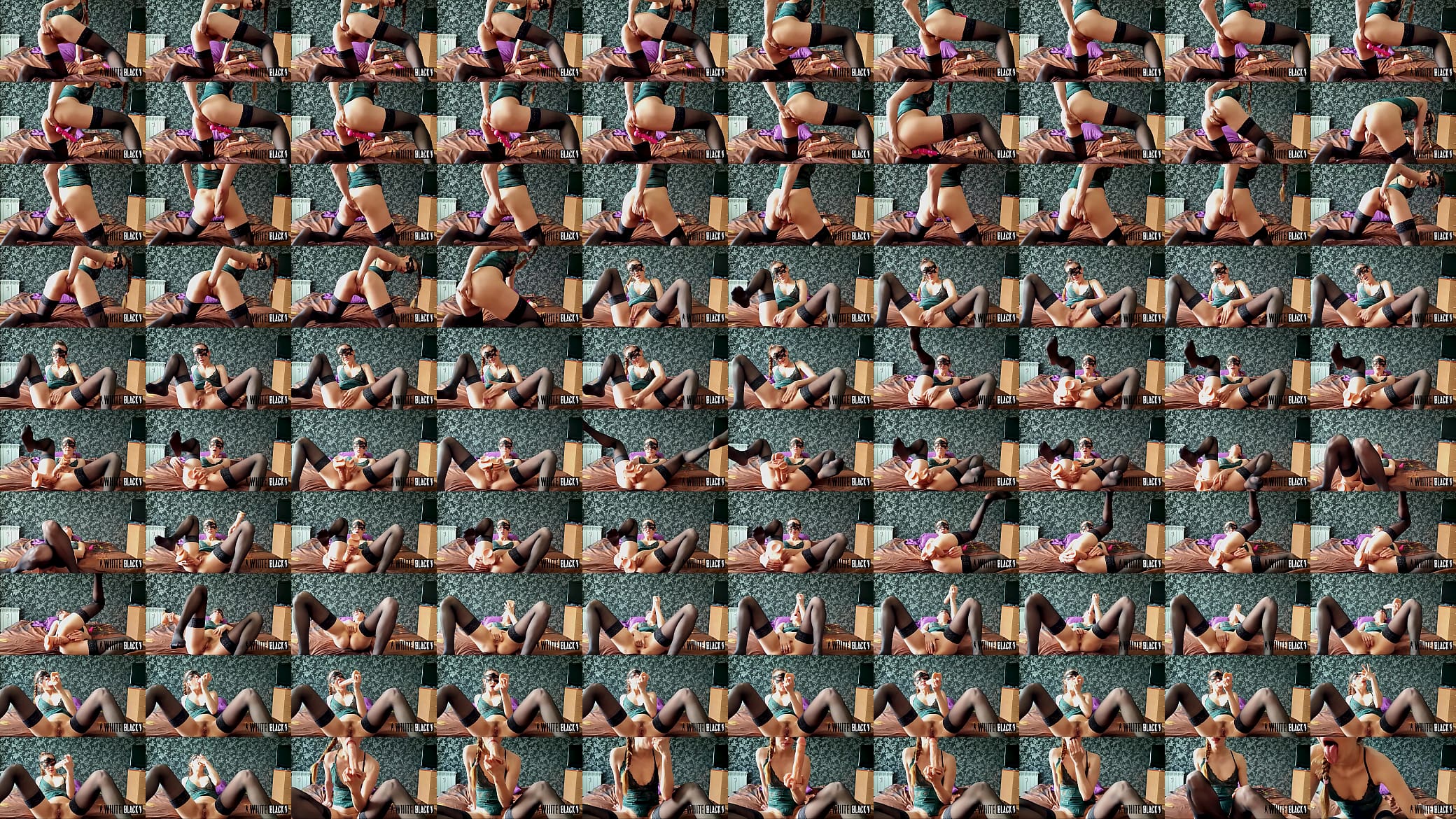 horny milf fucks her holes hardcore 预览图