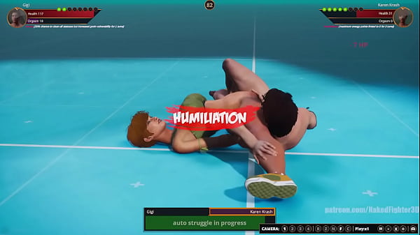 Gigi VS Karen Krash (Naked Fighter 3D)