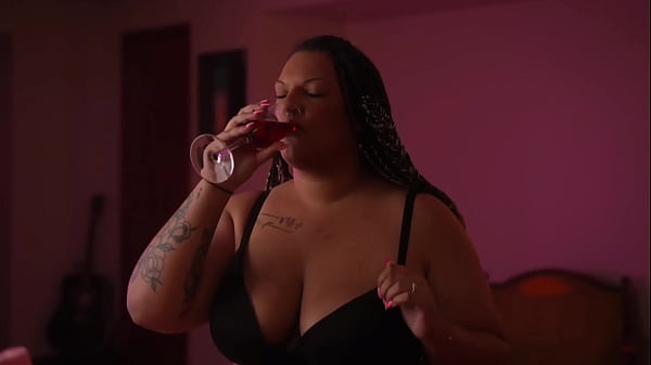 Two fabulous thick body Busty BBW big tit lesbian breast suckers in PVC