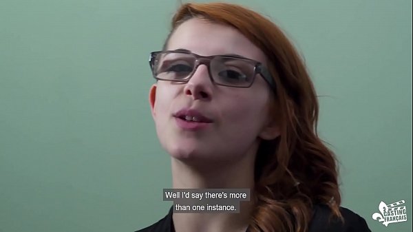 CASTING FRANCAIS - Naughty Canadian redhead teen banged hard in audition bang