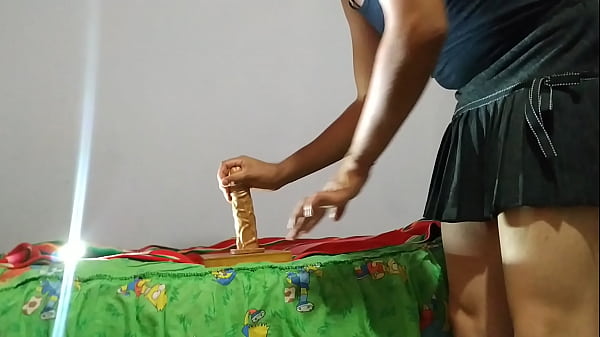 Download Video - Dildo vs crossdresser