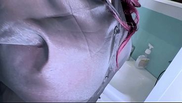 Hot stepmom in leggings with big tits and ass – stepson fucks in mouth, pussy and anal to orgasm