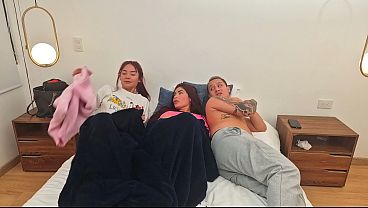 Download Video - She loves it when I fuck her along with her best friend&comma; my girlfriend - Aaroon Mush
