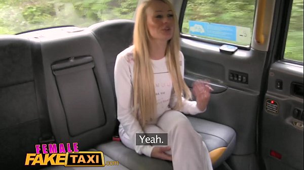 Download Video - Female Fake Taxi Blonde Fitness babe loves big tits and eating pussy in taxi