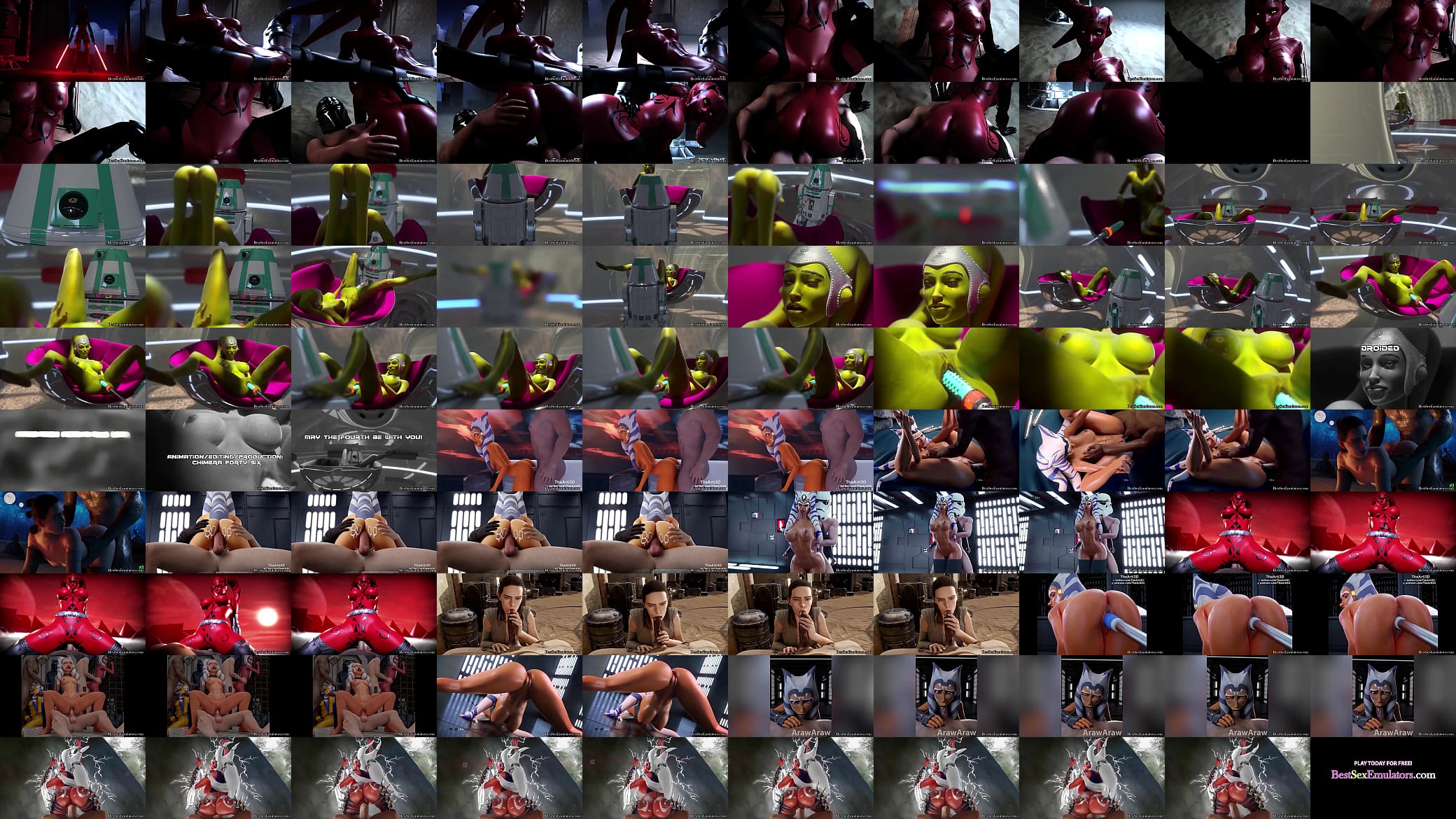 3D Star Wars Sex Compilation Part 2 预览图