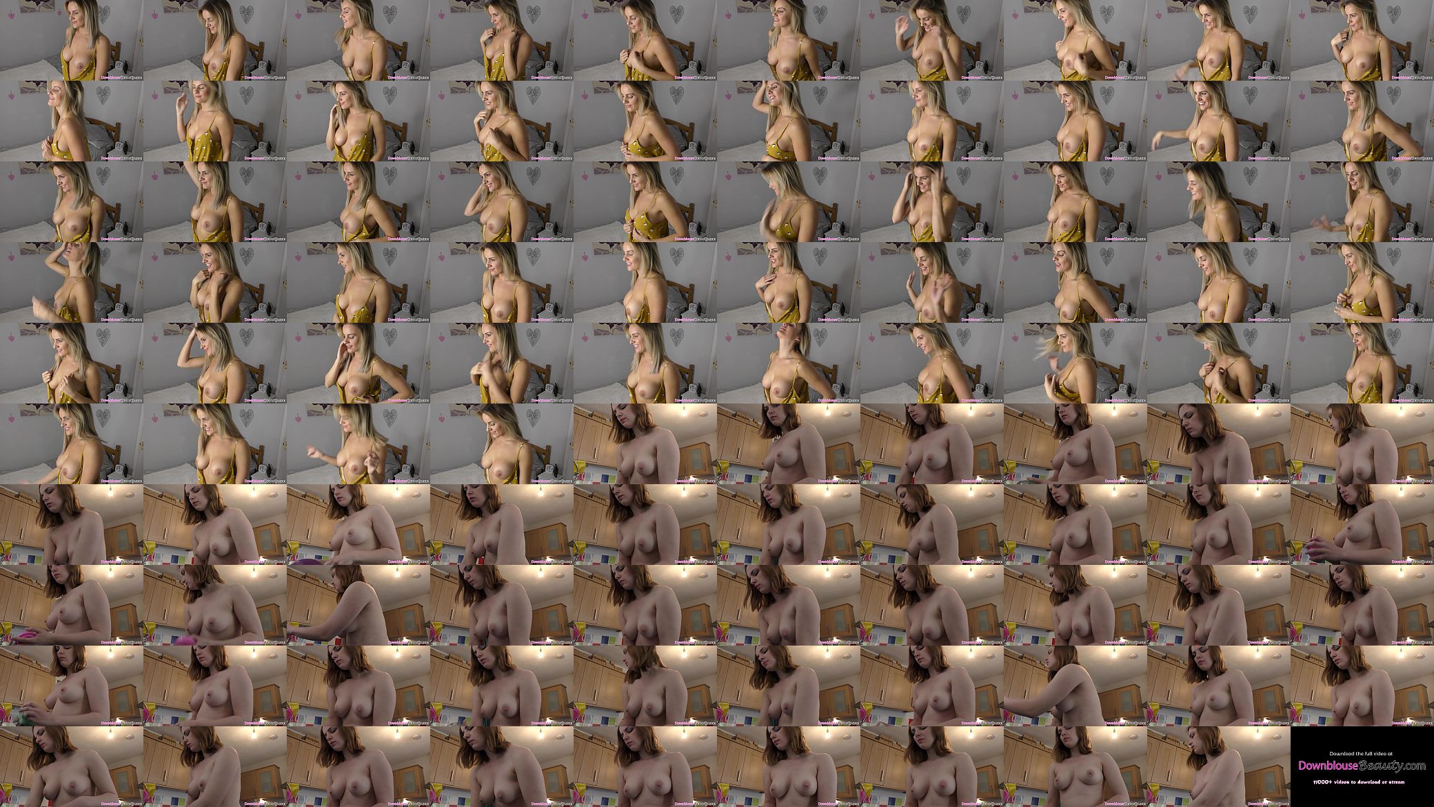 Hottest blonde with perfect tits is dancing for you 预览图