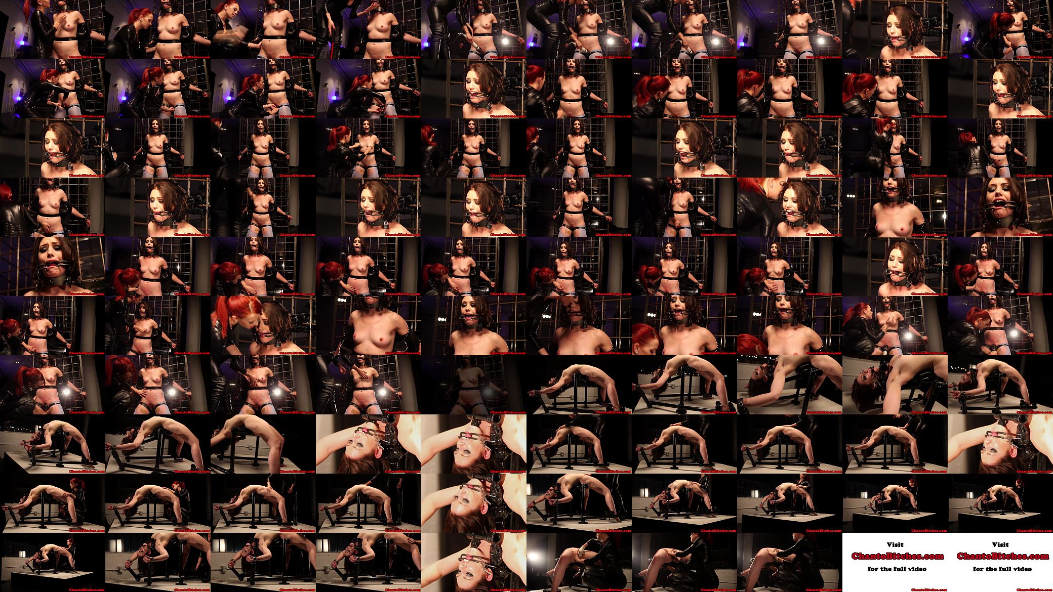 Rough femdom domina ties up submissive 预览图