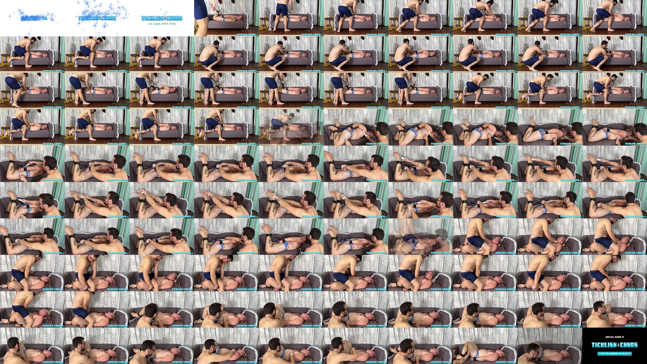 Kinky CDubs returns the favor and tickle torments fat Matt 预览图