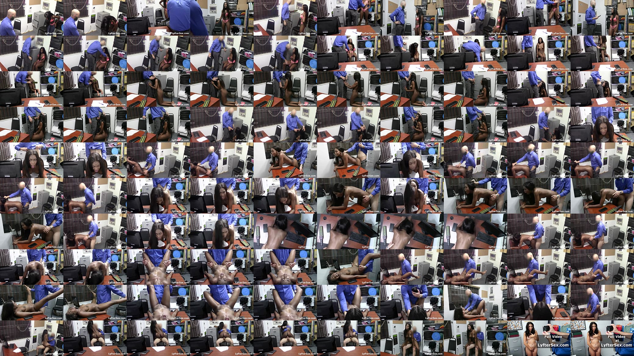 Black Teen Interrogated and Fucked By Mall Officer 预览图