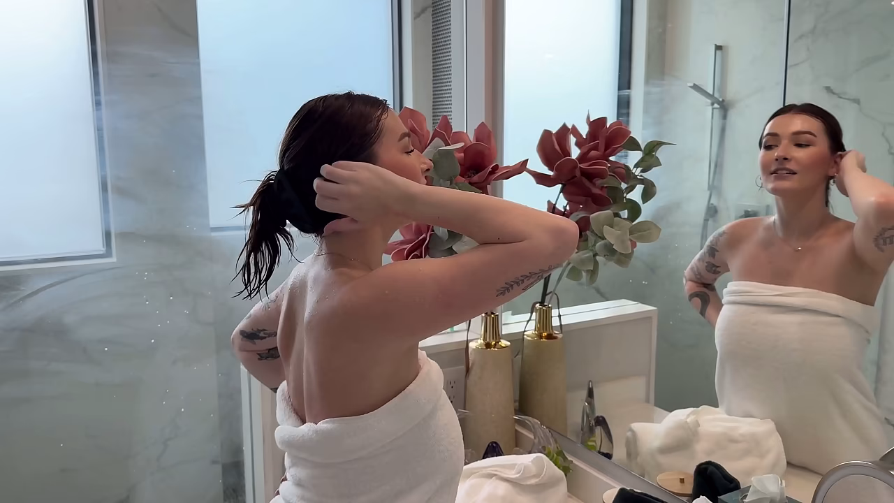 Spying On My All Natural Big Tits Stepsis – Jade Harper – Luke Cooper