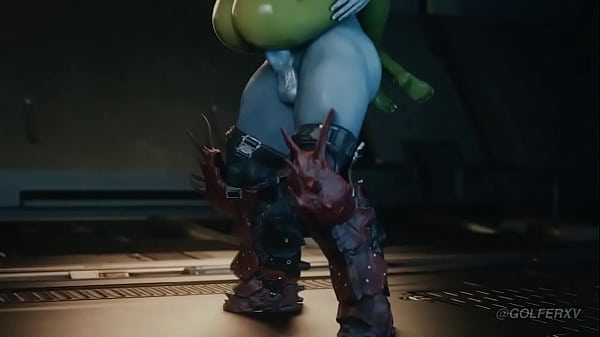Marvel Guardians of the Galaxy - Lady Hellbender Futa X Gamora