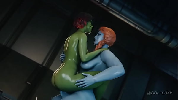 Marvel Guardians of the Galaxy - Lady Hellbender Futa X Gamora