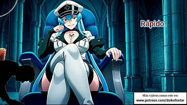 Download Video - JOI ANAL para MUY sumisos&period; Esdeath te transforma en contenedor de semen&period;
