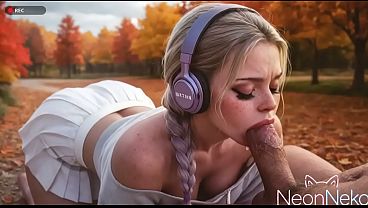 This spoiled gamer girl thought I'd beg for her attention until I flipped her over and fucked her tight ass [AI]