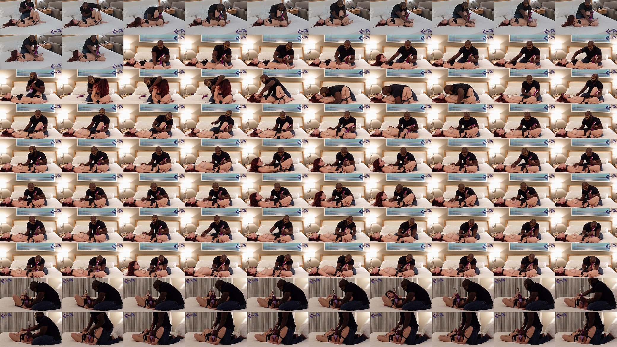 Imposed orgasm fun with a magic wand in bondage 预览图