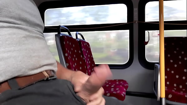 Download Video - Flashing erection in public bus nervously