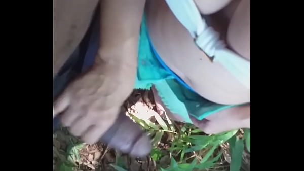 Kingblack getting his cock in a sub bitch on the trail
