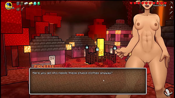 HornyCraft [ Parody Hentai game PornPlay ] Ep.20 the creeper girl massive tits burst out of her bikini at the beach