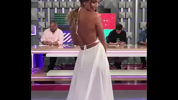 Cinthia Fernandez Hot Dress (Thong-Side Boob-Back)