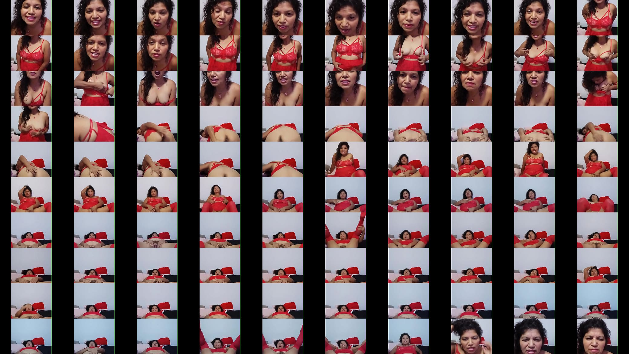 Me masturbo delicioso en lencer&iacute;a roja solo para ti 预览图