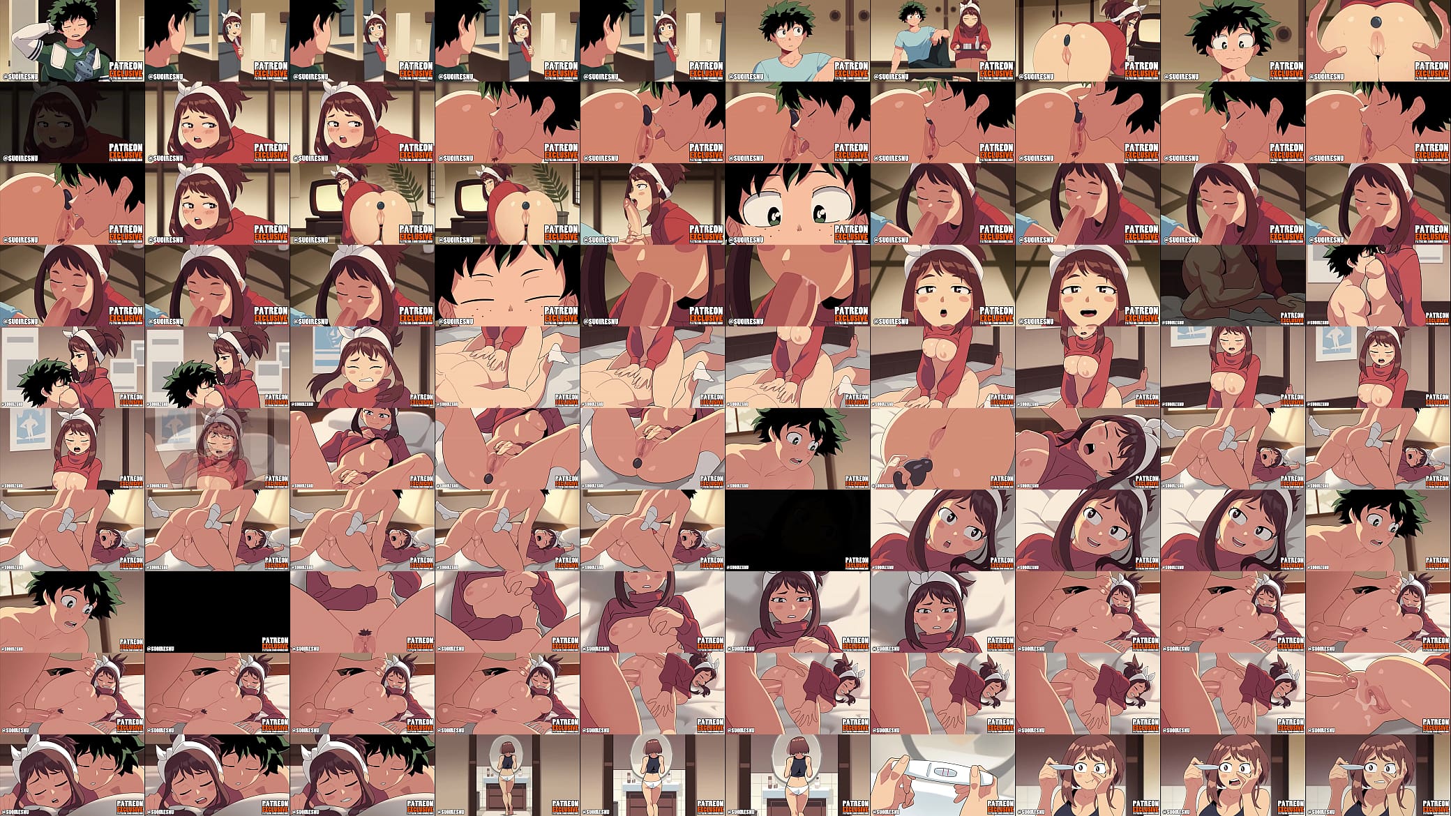Hentai Uraraka and Midoria 预览图