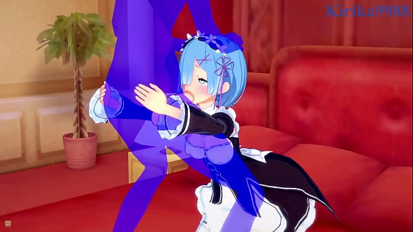 Emilia and Rem and Subaru Natsuki intense sex. - Re:Zero Hentai